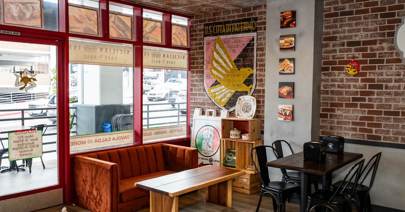 Interior seating area