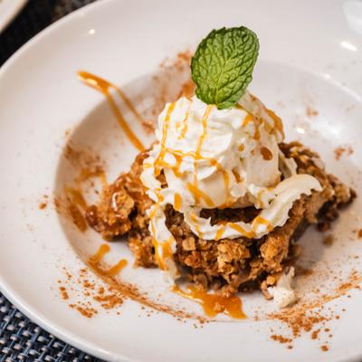 Warm Apple Crisp.