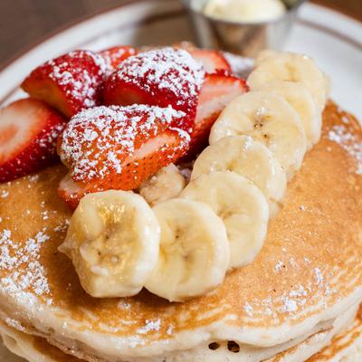Pancakes with Fruit.