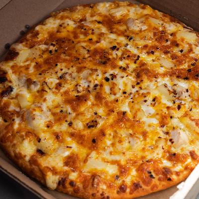 Spicy Habanero Chicken pizza.