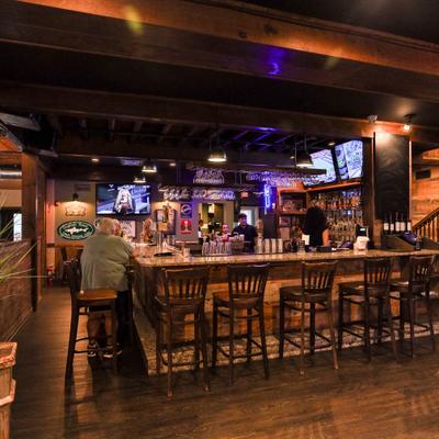 Restaurant bar area.