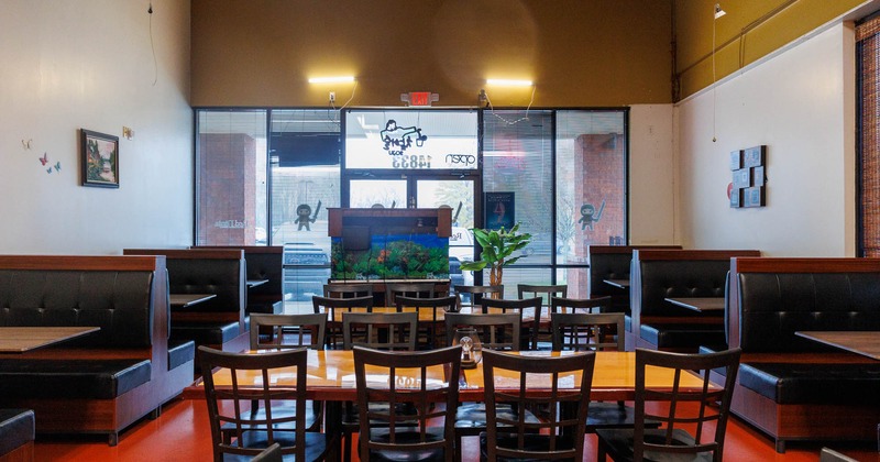 Interior, dining area