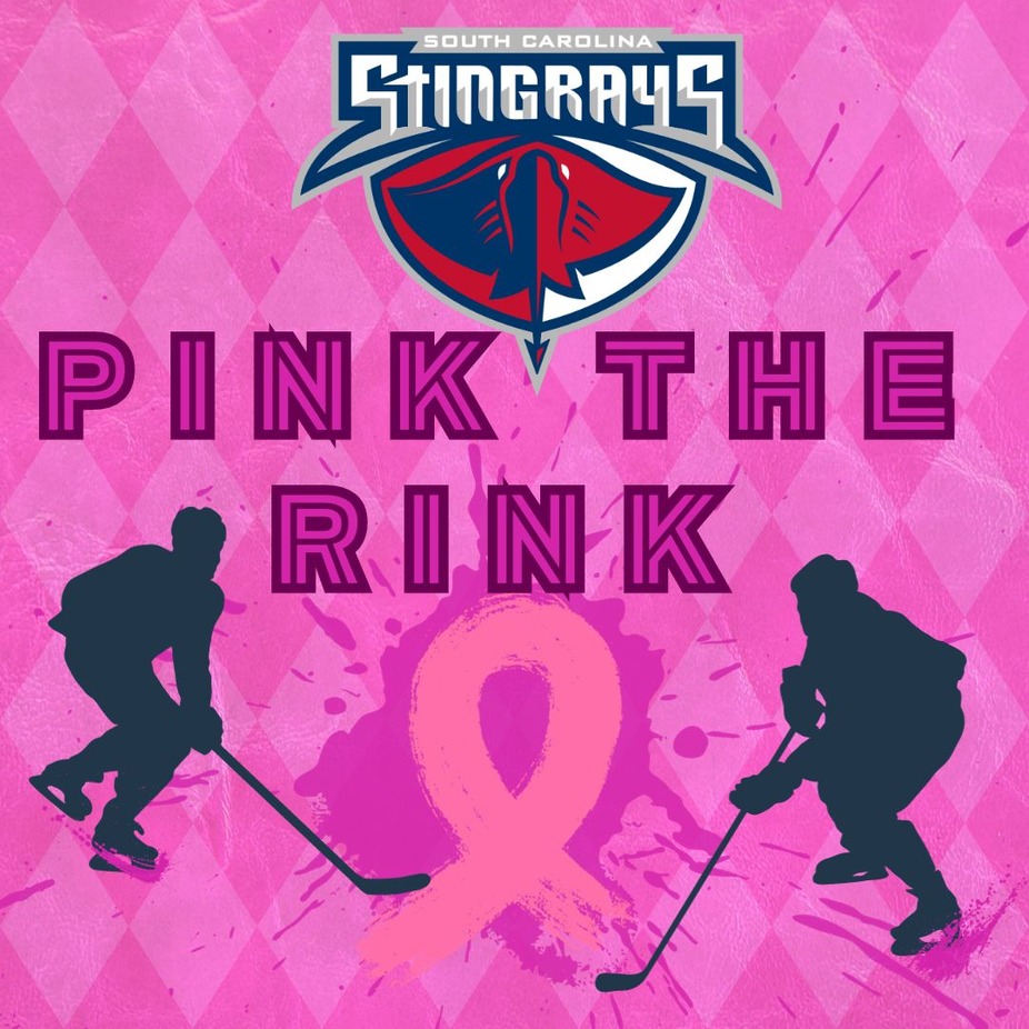 Date Night With the SC Stingrays Pink the Rink Night! event photo