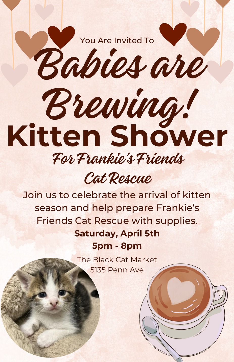 Babies are Brewing: Kitten Shower event photo