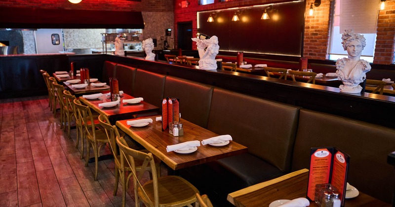 Interior, dining area