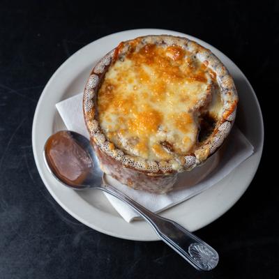 French onion soup.