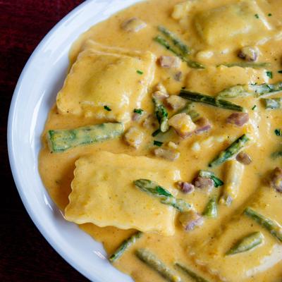 Giacomo's Squash Ravioli.