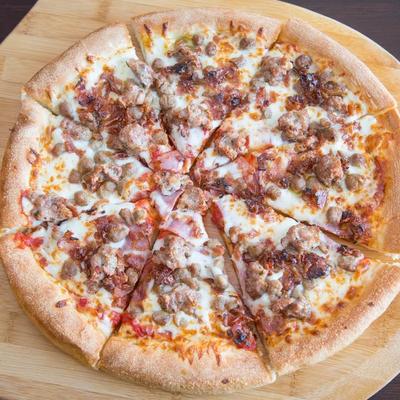 Meat lovers pizza.