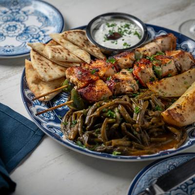 Chicken Kabob Dinner