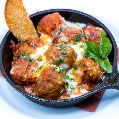 Skillet meatballs.
