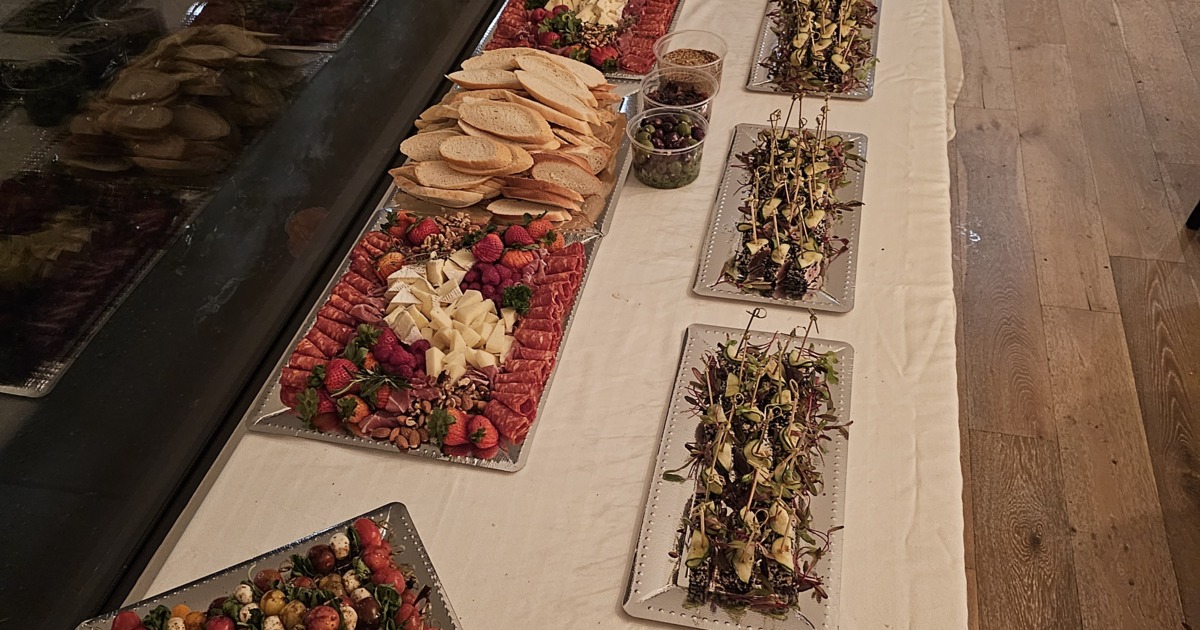 catering setup