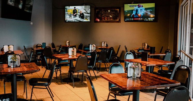 Interior, dining area