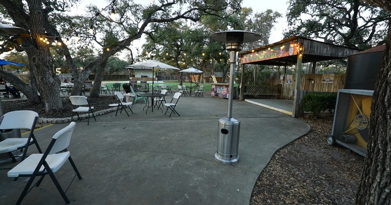 Outdoor seating area
