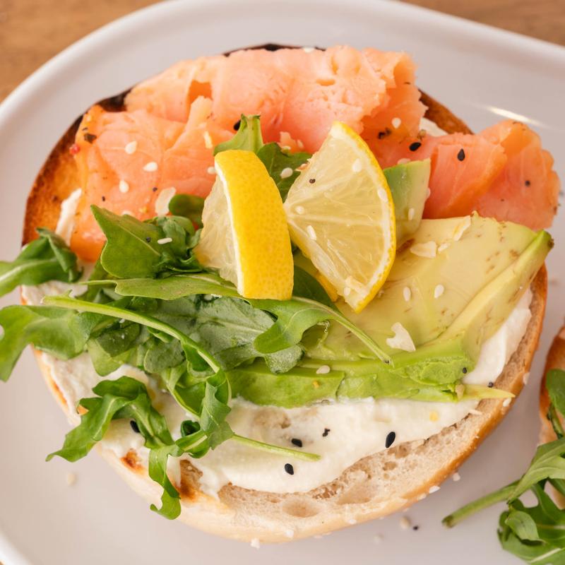 Smoked Salmon & Avocado Bagel photo