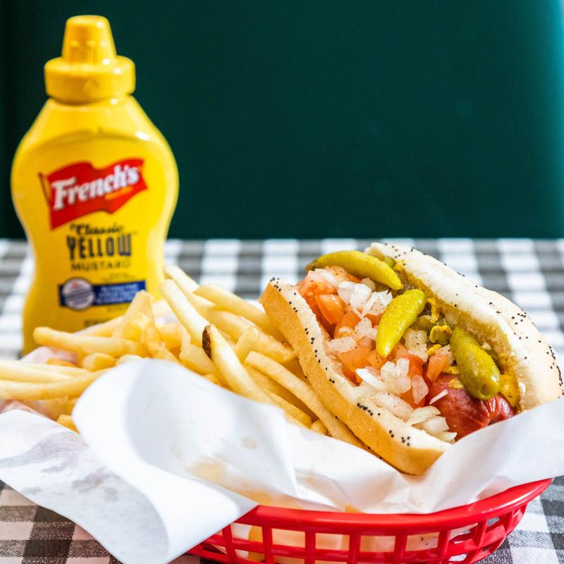 Grilled Jumbo Vienna Dog photo