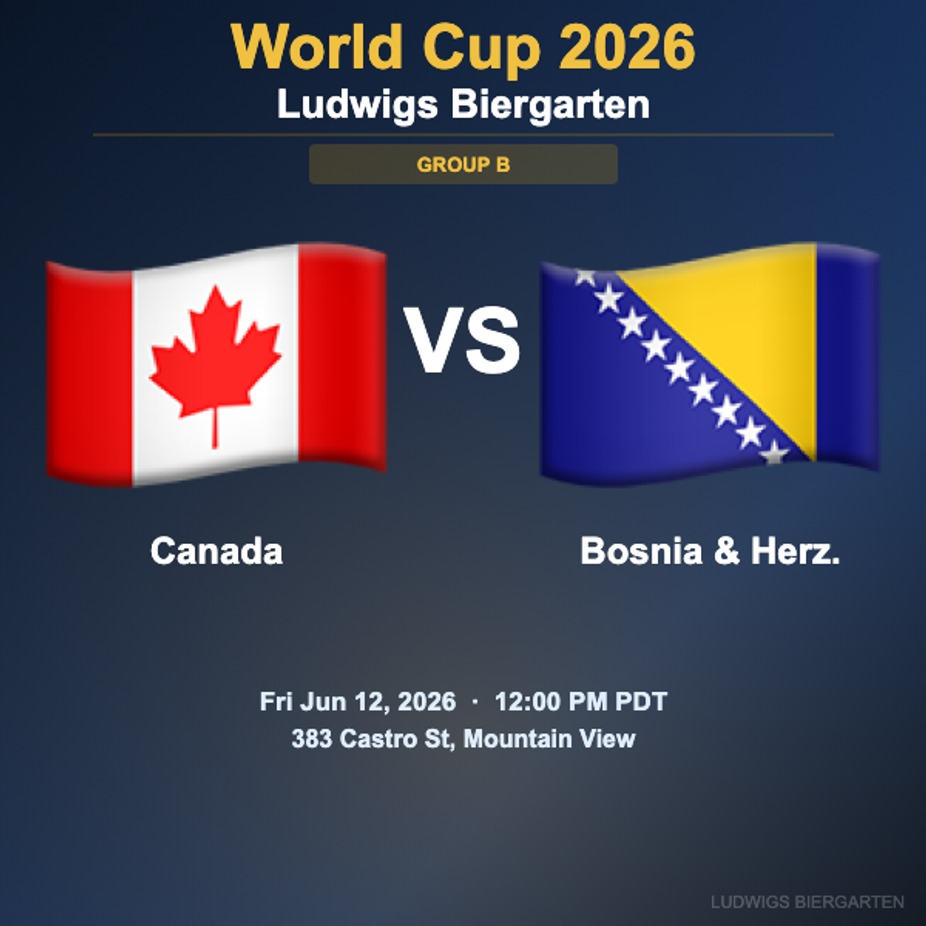 World Cup 2026: 🇨🇦 Canada vs 🇧🇦 Bosnia & Herz. | Group B event photo