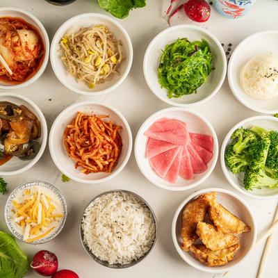 Various side dishes.