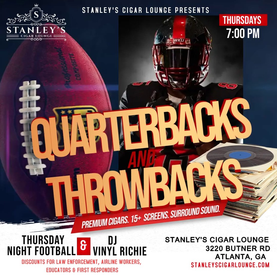 Quarterbacks & Throwbacks Featuring DJ Vinyl Richie event photo