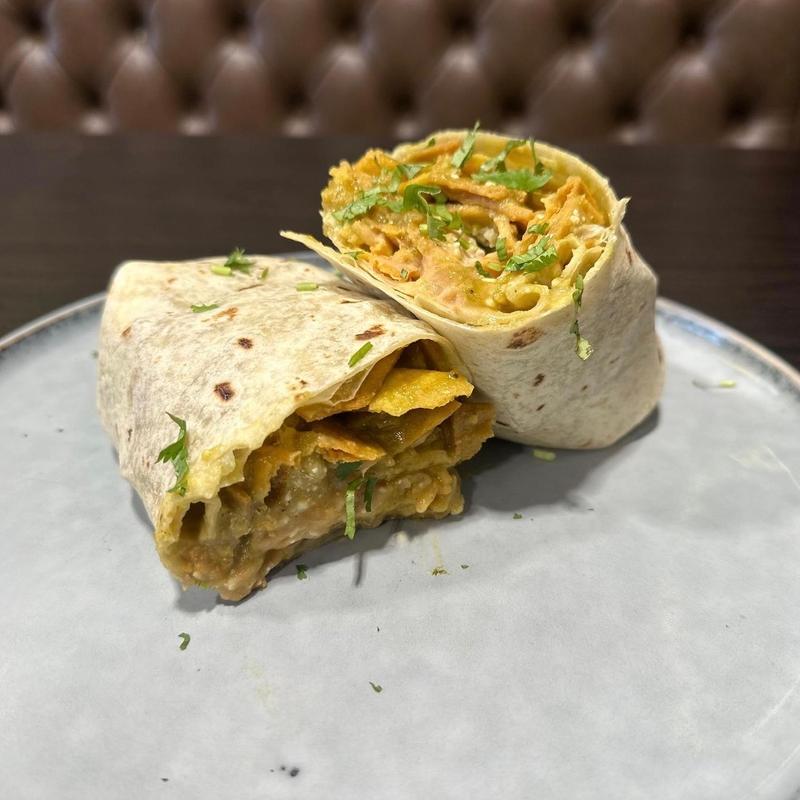 menu item 21 of 75, Burrito de Chilaquiles