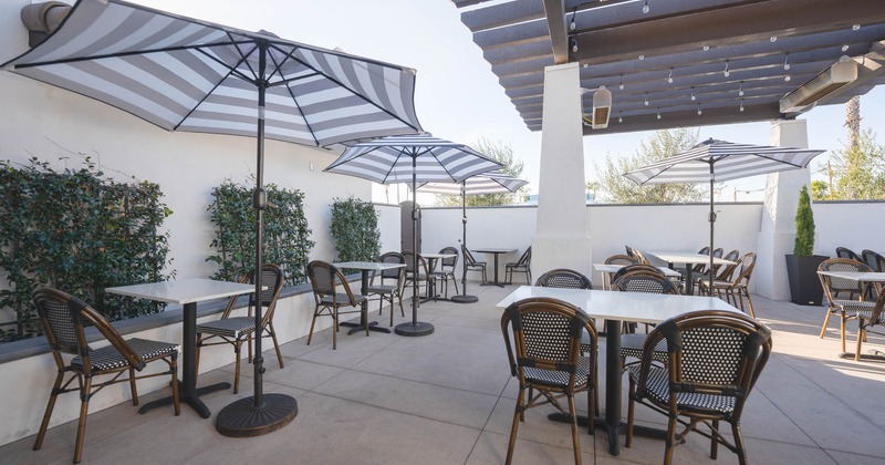 Exterior seating area