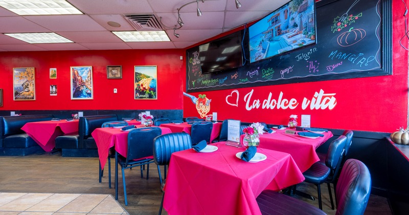 Interior, seating area