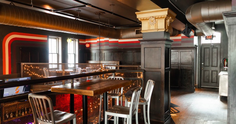 Interior, seating area