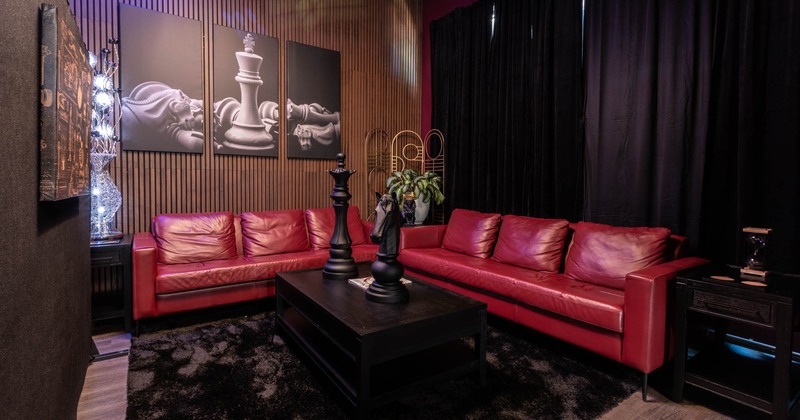 Interior seating space