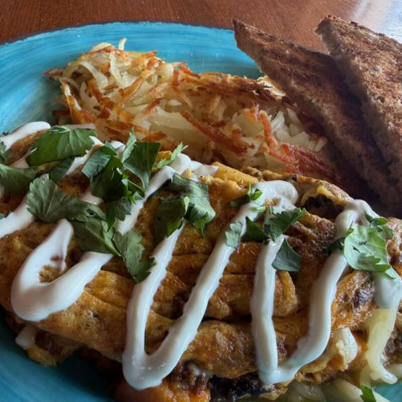 Chorizo Butternut Squash Omelet photo