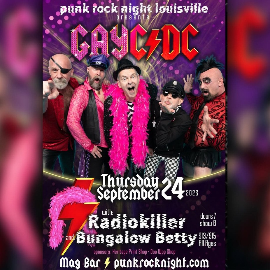 PRNL Presents: GAY C/DC, Bungalow Betty, Radiokiller event photo