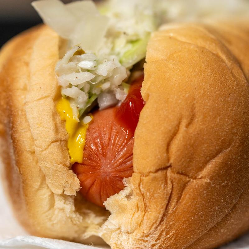 menu item 8 of 11, Slaw Dog