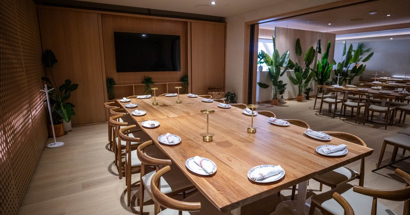Exterior, patio, tables and chairs
