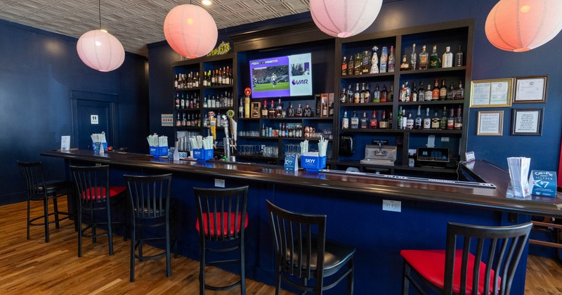 Interior, bar area