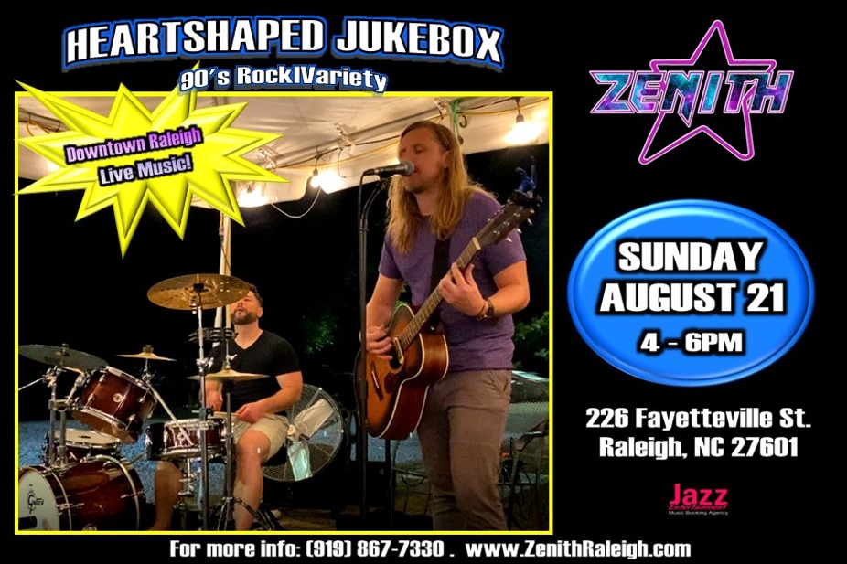 Zenith Sunday Showcase: Heart Shaped Jukebox Live Music event photo