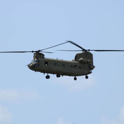 Chinook in the sky.