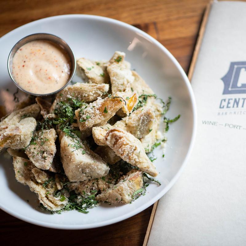 menu item 8 of 16, Fried Artichoke Hearts