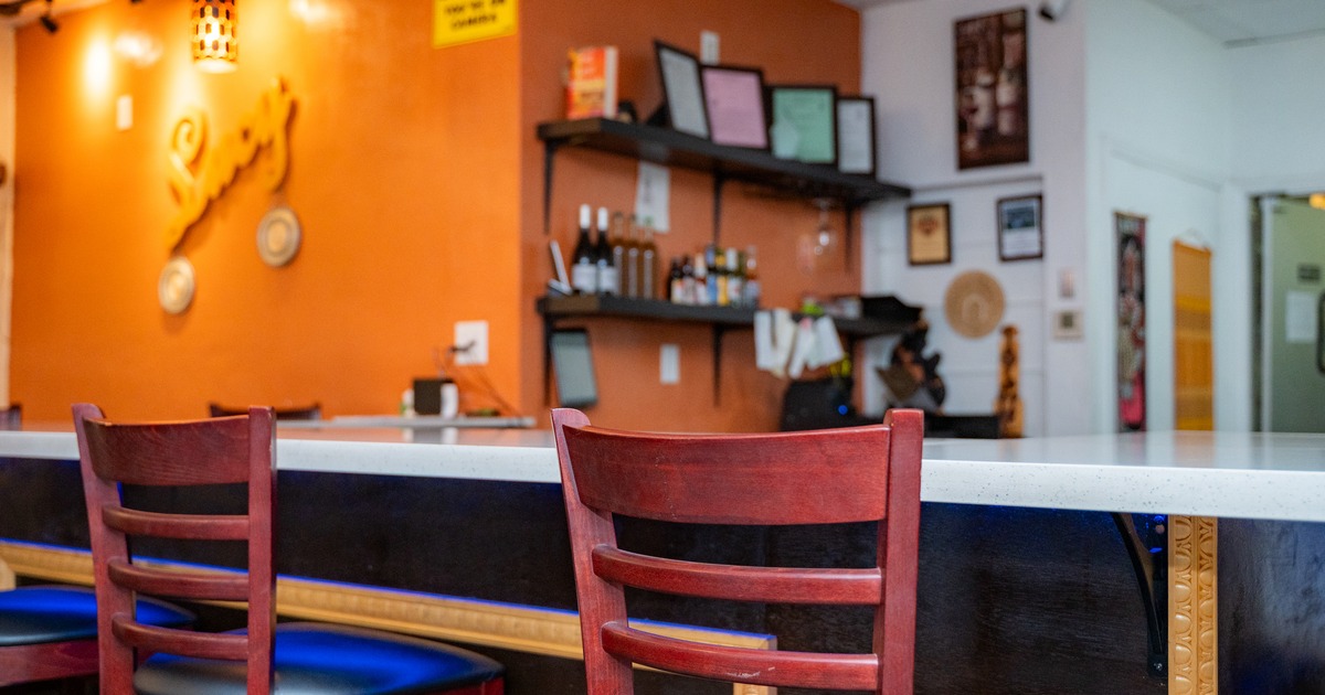 Interior, bar area