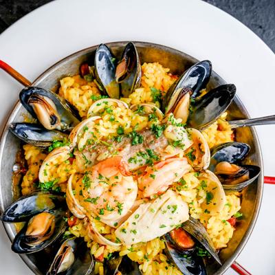 Seafood Paella.