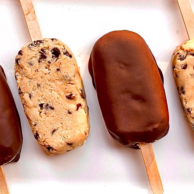 Edible Cookie Dough Pops (GF, V) photo