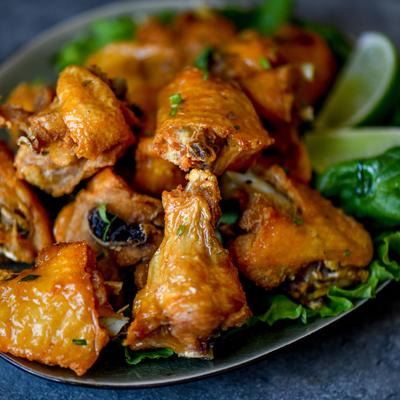 Brazilian fried chicken bites