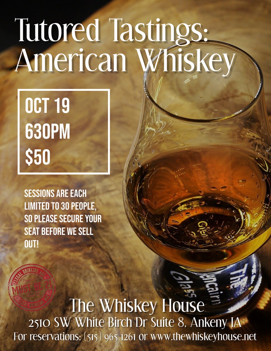 Tutored Tastings: American Whiskey event photo