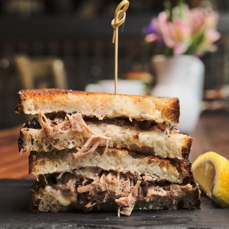 Smoked Pork Griddled Cheese photo