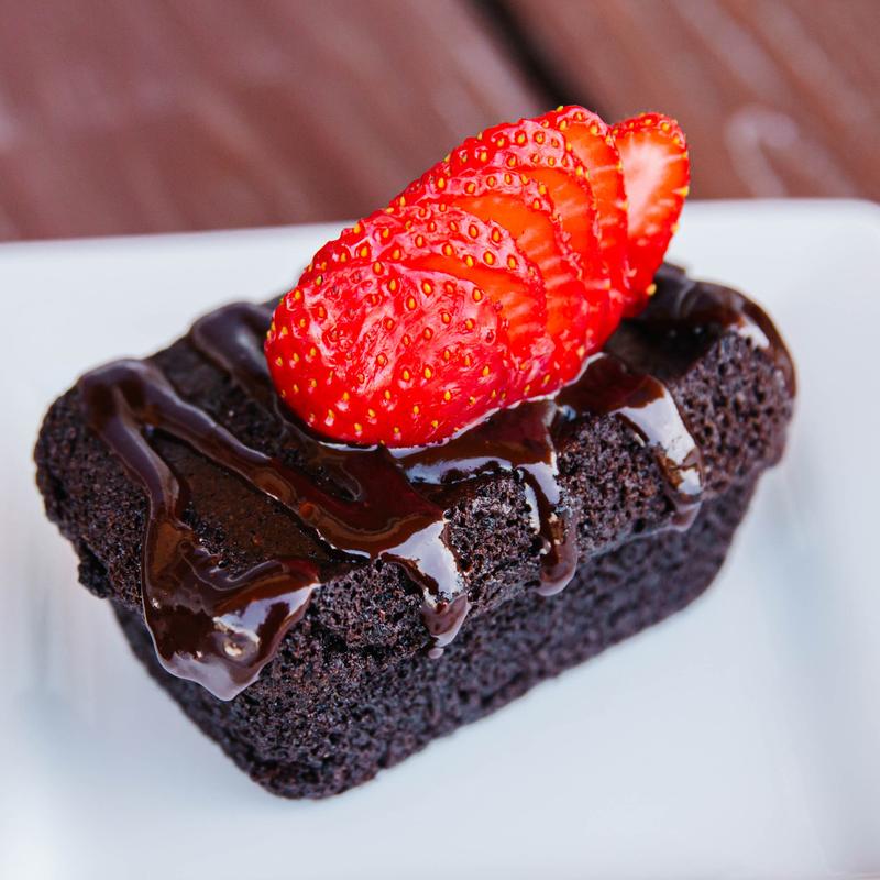 menu item 21 of 21, House-Made Chocolate Ganache Cake