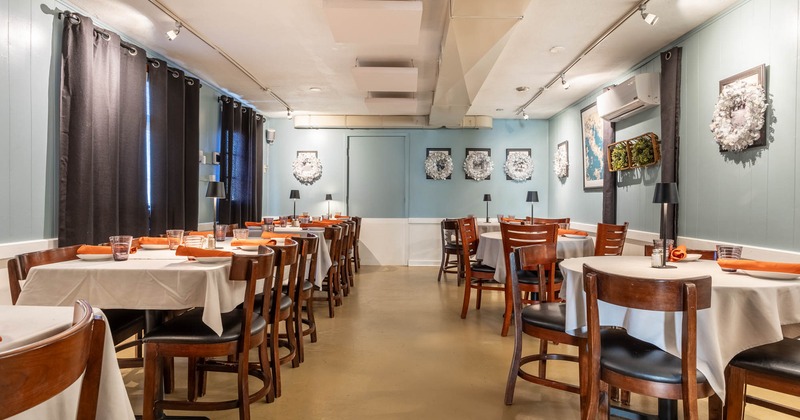 Interior seating area