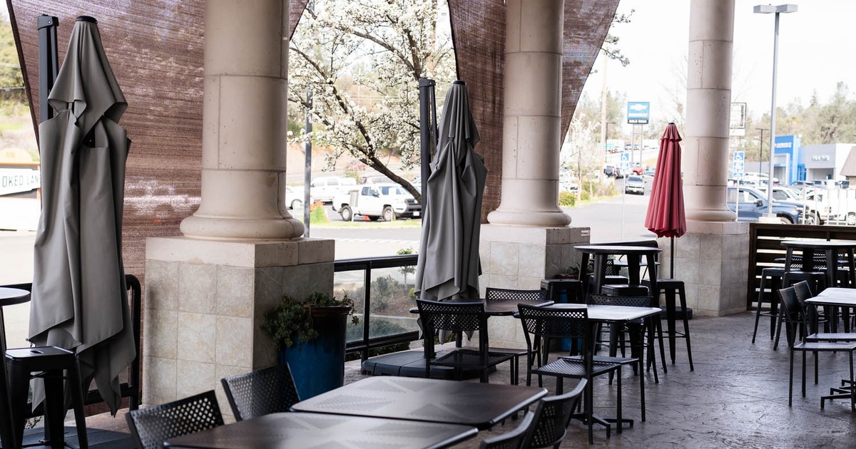 Exterior seating area