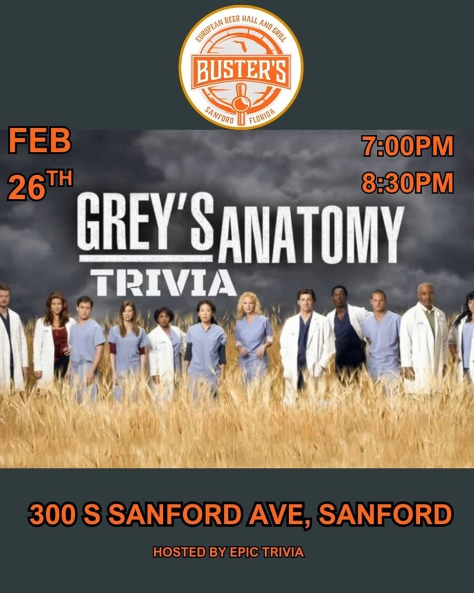 Grey's Anatomy Trivia event photo