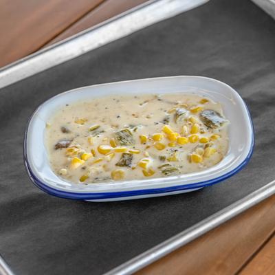 Green Chile Cream Corn.