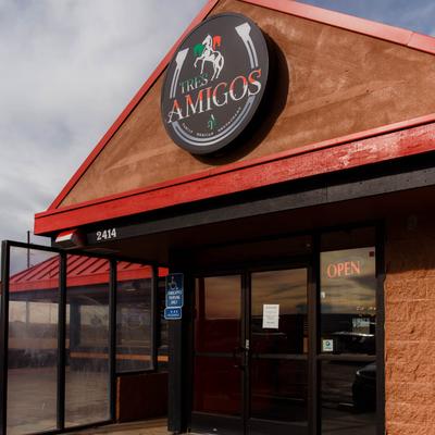 Exterior, main entrance of the restaurant