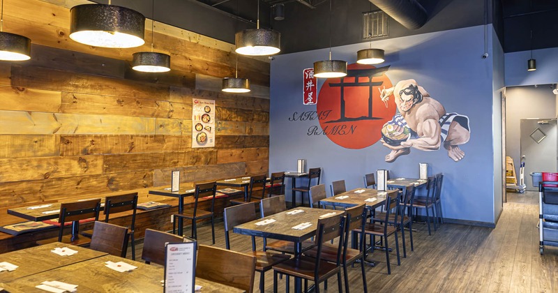 Interior, main seating area