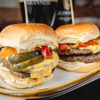 Sliders on the plate