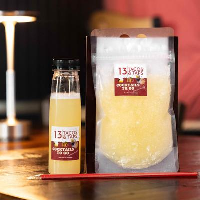 Margarita cocktails to go.